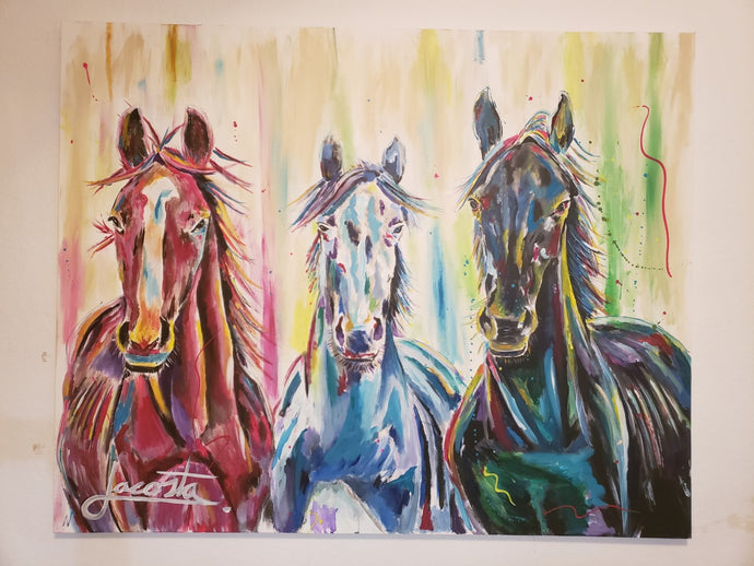 The 3 brothers Horses